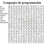 Sopa de letras de Lenguajes de Programación para imprimir