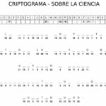 Criptograma para imprimir - Sobre la Ciencia