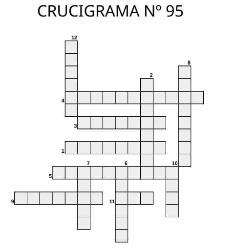 Crucigrama para imprimir 95