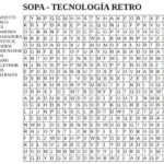 Sopa de letras para imprimir – Tecnología Retro Sopa de letras para imprimir – Tecnología Retro