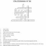 Crucigrama para imprimir 96