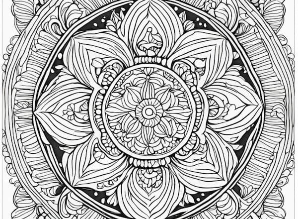 Mandala para imprimir 82