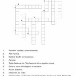 Crucigrama para imprimir nº 104 Crucigrama para imprimir 104