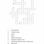 Crucigrama para imprimir nº 105 Crucigrama para imprimir 105
