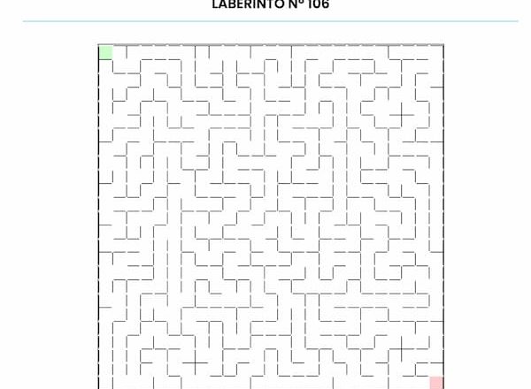 Laberinto para imprimir 106