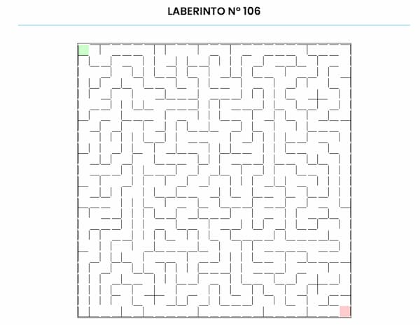 Laberinto para imprimir 106