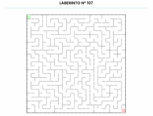 Laberinto para imprimir 107