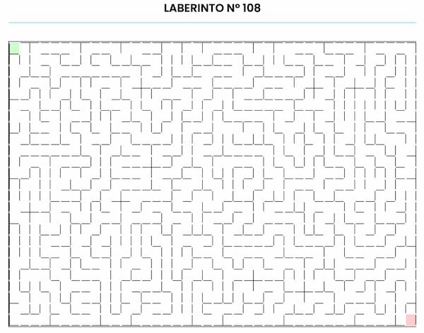 Laberinto para imprimir 108