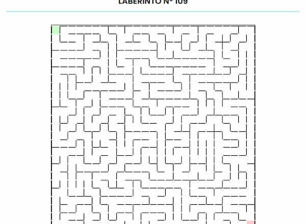Laberinto para imprimir 109