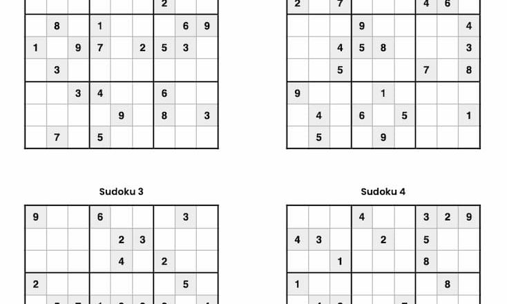 Sudokus para imprimir 108
