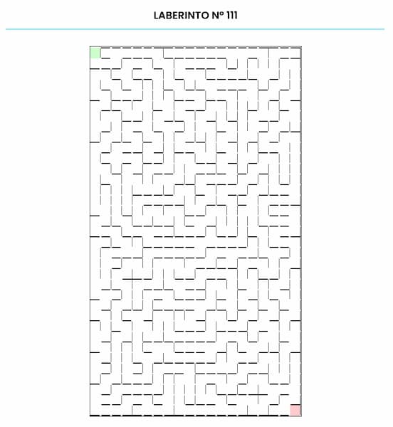 Laberinto para imprimir 111