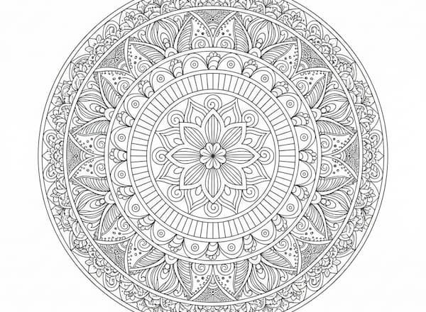Mandala para imprimir 87