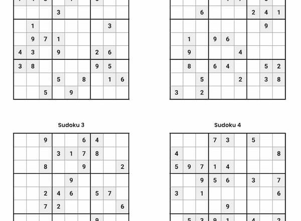 Sudokus para imprimir 111