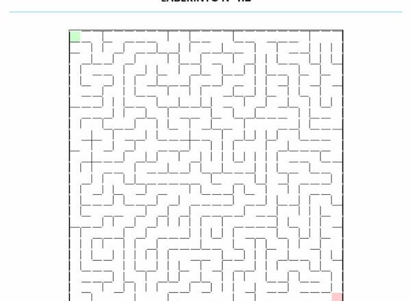 Laberinto para imprimir 112