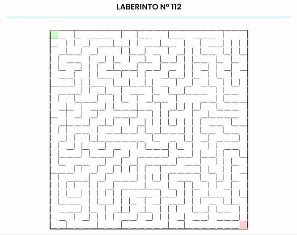 Laberinto para imprimir 112