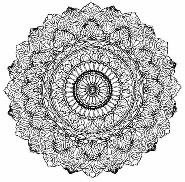 Mandala para imprimir 89